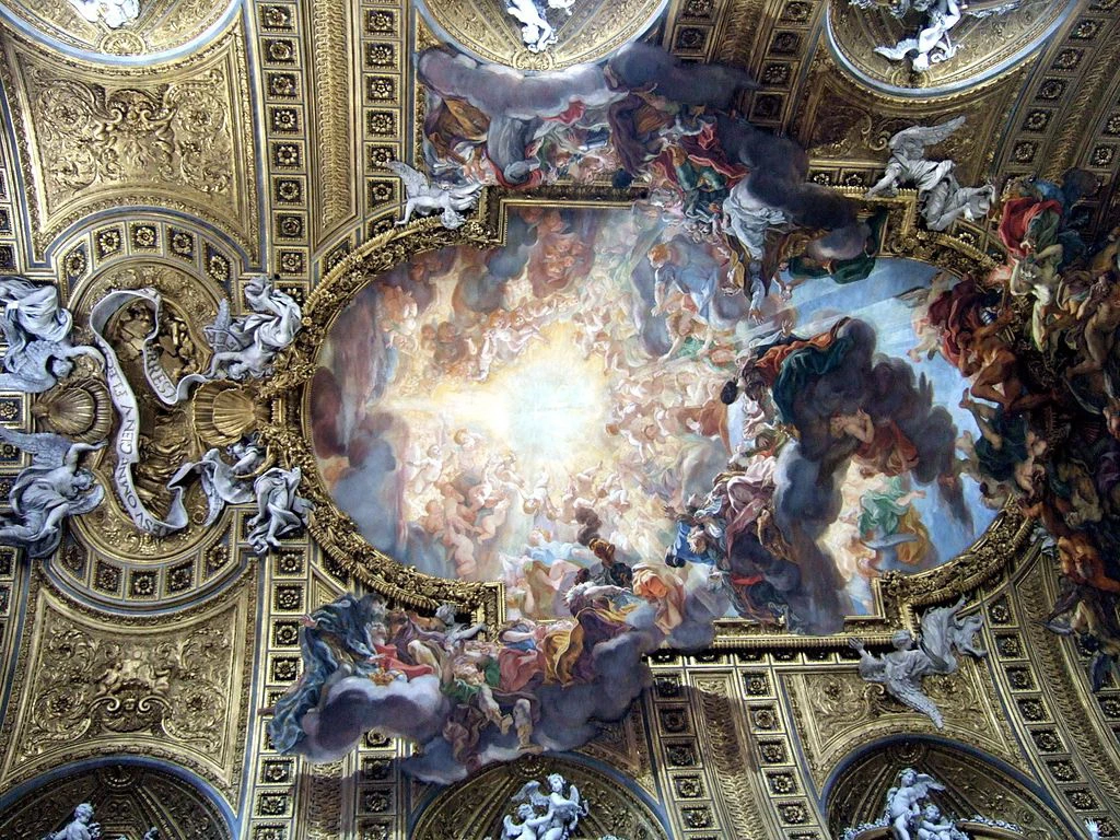 Trionfo del nome di Gesù - Chiesa del Gesù (Roma), G.Battista Gaulli, il Baciccio